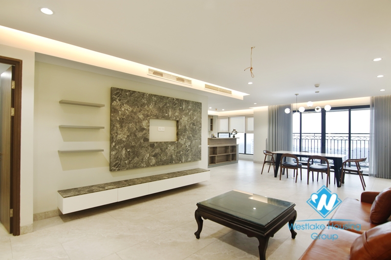 Luxury modern two-bedroom apartment for rent at D'Le Roi Soleil Quang An